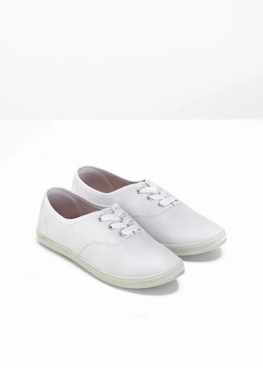 Damen bonprix Sneaker|Schuhe & Accessoires In Spezialgrößen·Schuhe In Übergröße|Sneaker aus Baumwoll-Canvas