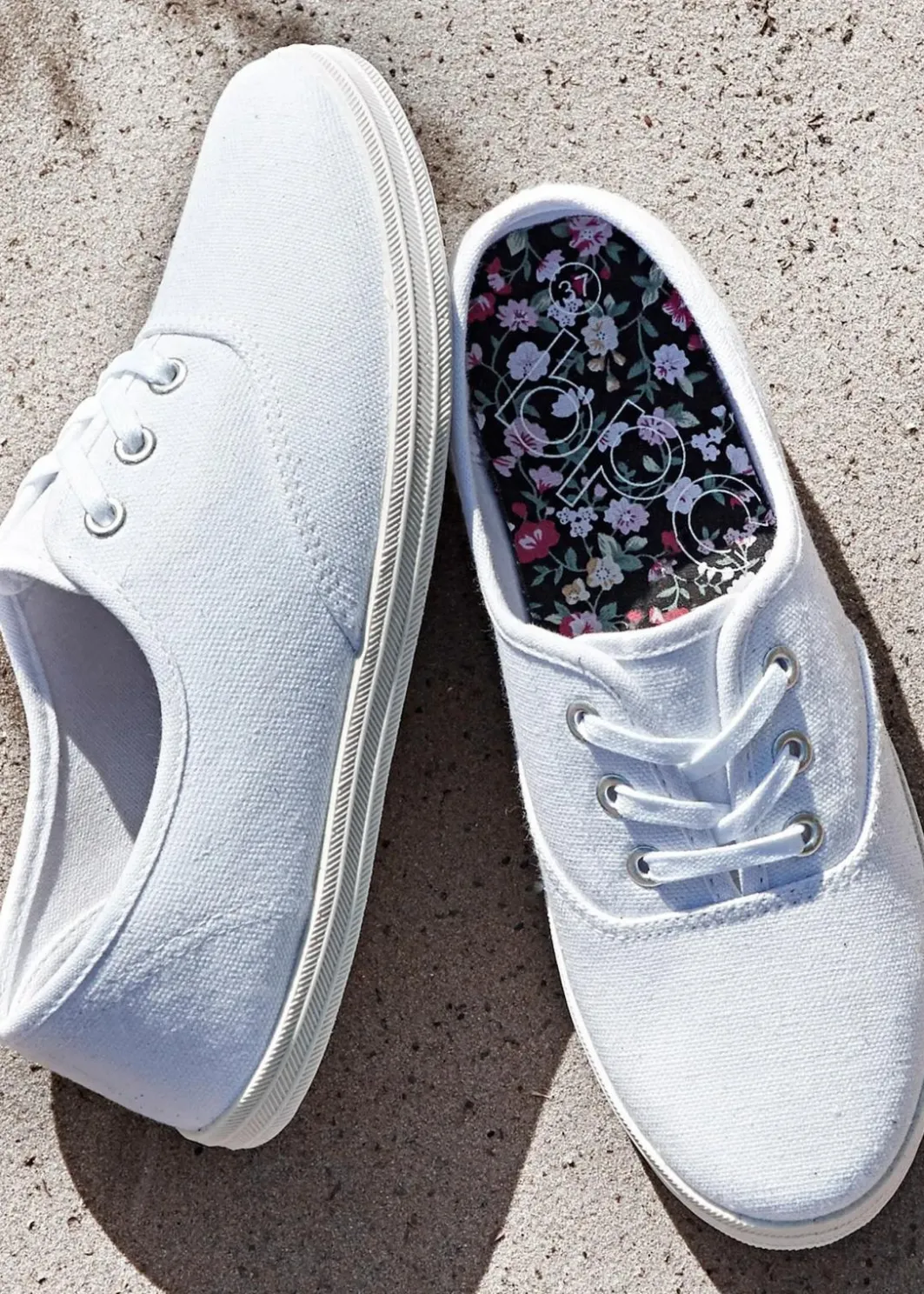 Damen bonprix Sneaker|Schuhe & Accessoires In Spezialgrößen·Schuhe In Übergröße|Sneaker aus Baumwoll-Canvas