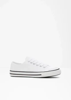 Damen bonprix Sneaker|Sneaker aus Baumwoll-Canvas