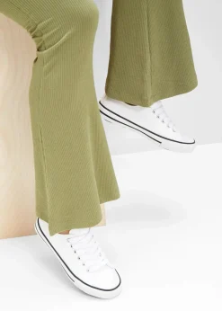 Damen bonprix Sneaker|Sneaker aus Baumwoll-Canvas