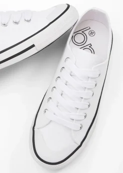 Damen bonprix Sneaker|Sneaker aus Baumwoll-Canvas