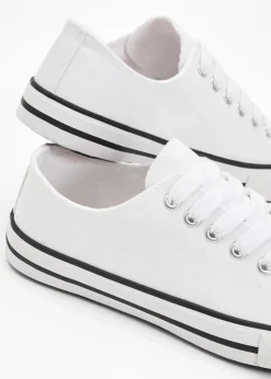 Damen bonprix Sneaker|Sneaker aus Baumwoll-Canvas