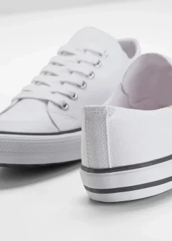 Damen bonprix Sneaker|Sneaker aus Baumwoll-Canvas
