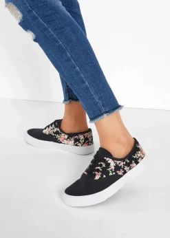 Damen bonprix Sneaker|Schuhe & Accessoires In Spezialgrößen·Schuhe In Übergröße|Sneaker aus Baumwoll-Canvas