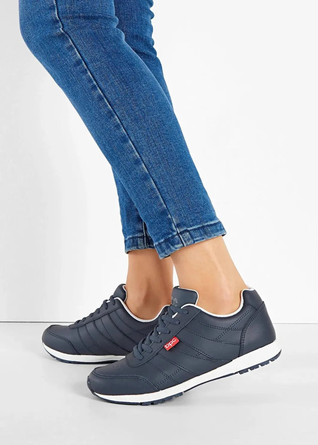 Damen bonprix Sport- & Trekkingschuhe|Sneaker|Sneaker aus Leder