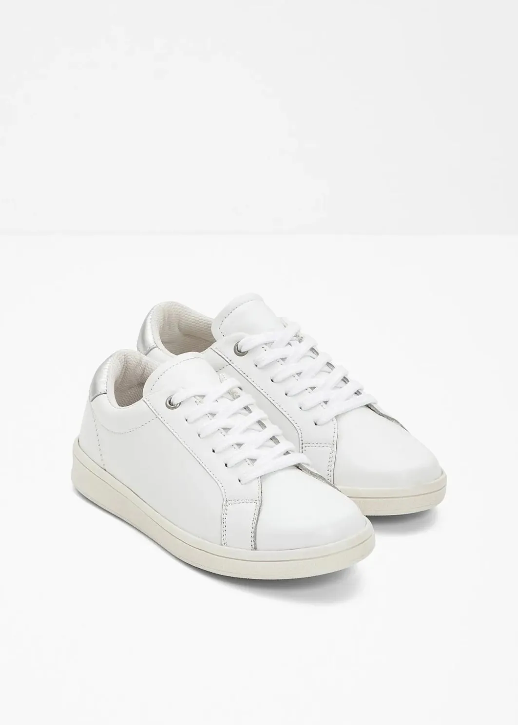 Damen bonprix Sneaker|Sneaker aus Leder