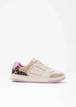 Damen bonprix Sneaker|Sneaker mit Animal-Details