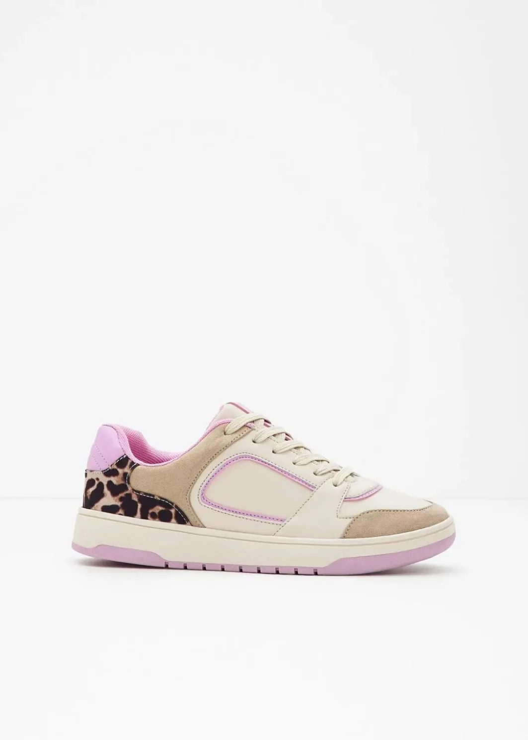 Damen bonprix Sneaker|Sneaker mit Animal-Details