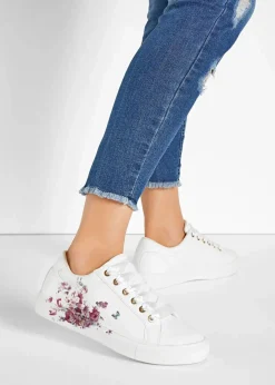 Sale Sneaker mit floralem Druck Damen Sneaker