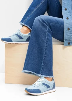 Damen bonprix Sneaker|Sport- & Trekkingschuhe|Sneaker mit Mesh-Einsatz