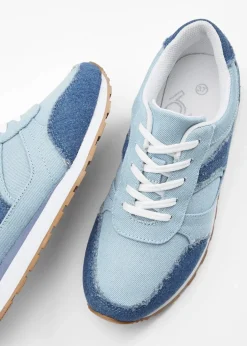 Damen bonprix Sneaker|Sport- & Trekkingschuhe|Sneaker mit Mesh-Einsatz