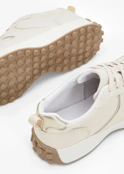 Clearance Sneaker mit Metallic-Details Damen Sneaker