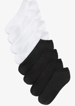 Damen bonprix Mehrfachpacks|Jungen·Strümpfe|Sneakersocken mit Bio-Baumwolle (8er Pack)