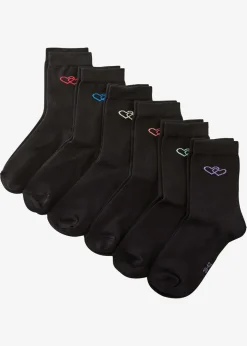 Damen bonprix Nachhaltigere Materialien|Socken & Strumpfhosen|Socken mit Bio-Baumwolle (6er Pack)