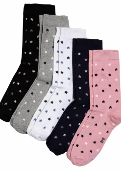 New Socken mit Bio-Baumwolle (5er Pack) Damen Mehrfachpacks|Mädchen·Strümpfe