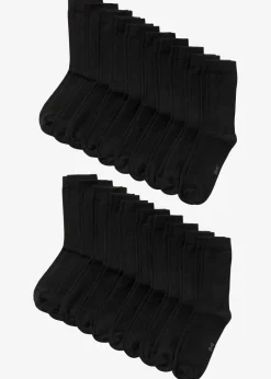 Damen bonprix Socken|Socken|Socken mit Bio-Baumwolle (20er Pack)