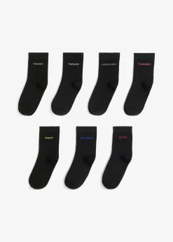 Discount Socken mit Bio-Baumwolle (7er Pack) Damen Socken|Socken