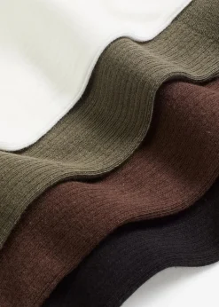 Online Socken mit Rippstruktur und Bio-Baumwolle (5er Pack) Damen Mehrfachpacks|Jungen·Strümpfe