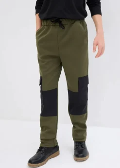 Kinder bonprix Jungen 9-16 Jahre·Bademode|Jungen 9-16 Jahre·Jacken & Outdoor|Softshell-Cargohose, weitenverstellbar