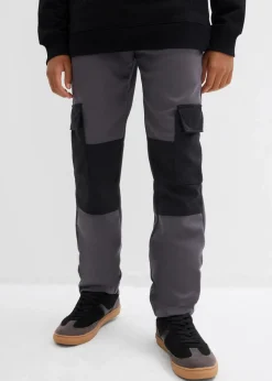 Kinder bonprix Jungen 2-8 Jahre·Nachhaltigere Materialien|Jungen 9-16 Jahre·Hosen|Softshell-Cargohose, weitenverstellbar