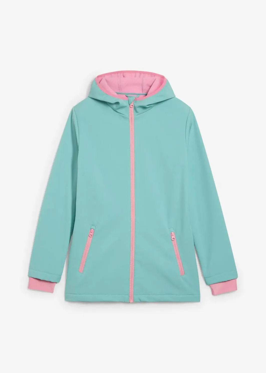 Kinder bonprix Mädchen 2-8 Jahre·Nachhaltigere Materialien|Mädchen 9-16 Jahre·Nachhaltigere Materialien|Softshelljacke mit Kapuze, wasserabweisend