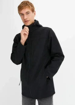 Herren bonprix Outdoorbekleidung|Jacken & Mäntel|Softshell-Parka mit abnehmbarer Kapuze