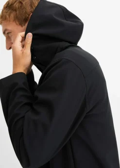 Herren bonprix Outdoorbekleidung|Jacken & Mäntel|Softshell-Parka mit abnehmbarer Kapuze
