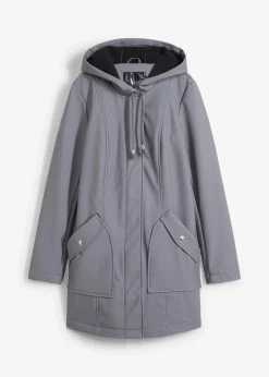 Damen bonprix Bekleidung·Hosen|Jacken & Mäntel|Softshell-Parka mit Kapuze