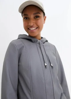 Damen bonprix Bekleidung·Hosen|Jacken & Mäntel|Softshell-Parka mit Kapuze