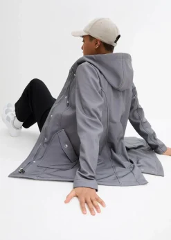 Damen bonprix Bekleidung·Hosen|Jacken & Mäntel|Softshell-Parka mit Kapuze