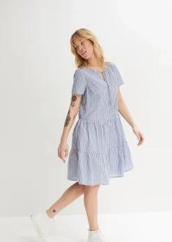 Damen bonprix Bekleidung·Pullover & Strickjacken|Kleider|Sommer-Tunika-Kleid aus reiner Baumwolle