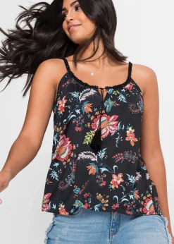 Outlet Spaghettiträger-Top Damen Nachhaltigere Materialien|Shirts & Tops