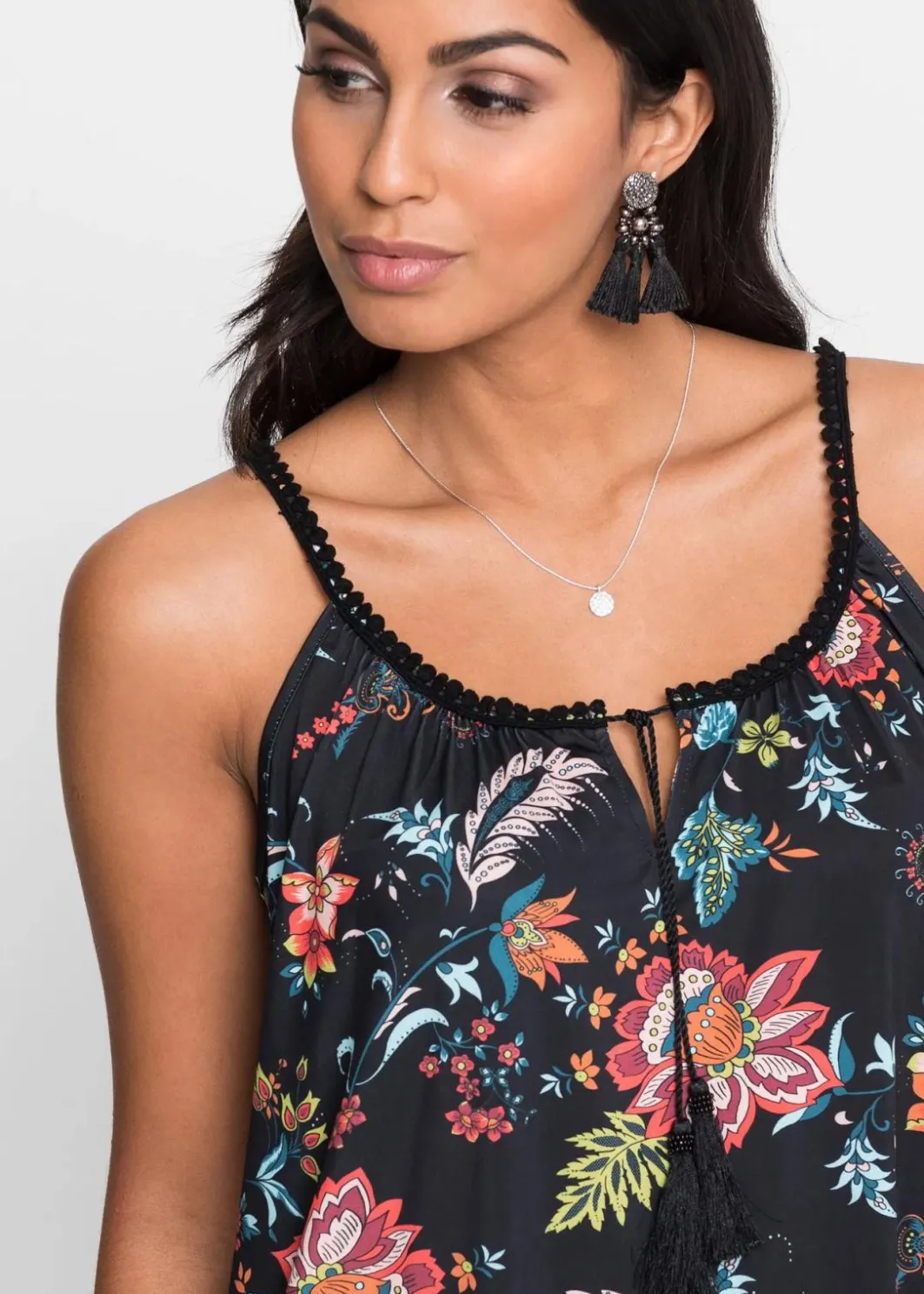 Outlet Spaghettiträger-Top Damen Nachhaltigere Materialien|Shirts & Tops