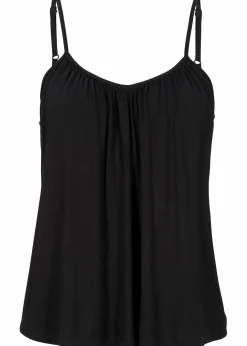 Damen bonprix Nachhaltigere Materialien|Shirts & Tops|Spaghettiträger-Top aus fließender Viskose