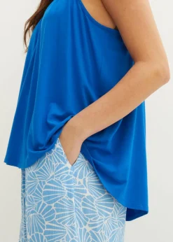 Damen bonprix Nachhaltigere Materialien|Shirts & Tops|Spaghettiträger-Top aus fließender Viskose