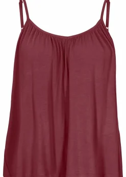 Hot Spaghettiträger-Top aus fließender Viskose Damen Nachhaltigere Materialien|Shirts & Tops
