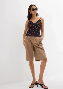 Best Spaghettiträger-Top aus Mesh Damen Shirts & Tops