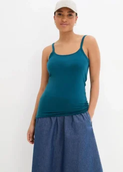 Best Spaghettiträger-Top aus reiner Bio Baumwolle, (2er-Pack) Damen Shirts & Tops|Basics