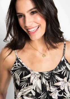 Spaghettiträger-Top aus softem Viskose-Mix Damen Shirts & Tops