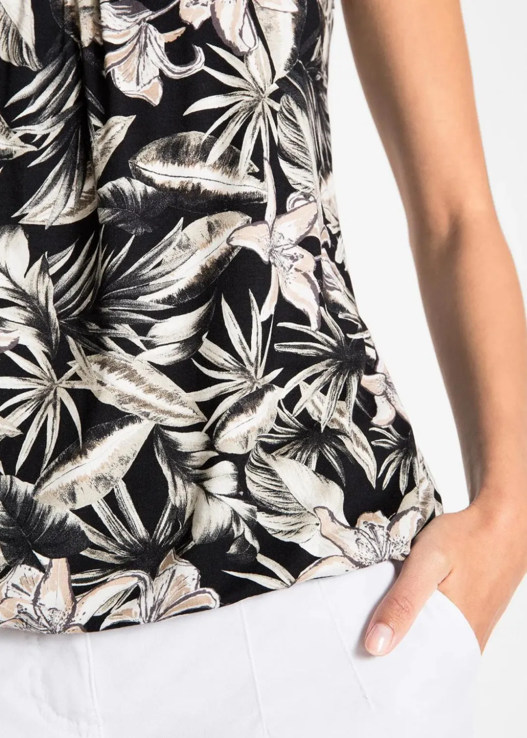 Spaghettiträger-Top aus softem Viskose-Mix Damen Shirts & Tops