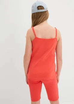 Kinder bonprix Mädchen 9-16 Jahre·Mehrfachpacks|Mädchen 9-16 Jahre·Shirts & Blusen|Spaghettiträger-Top mit Bio-Baumwolle (3er Pack)