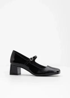 Hot Spangenpumps in Lack-Optik Damen Pumps