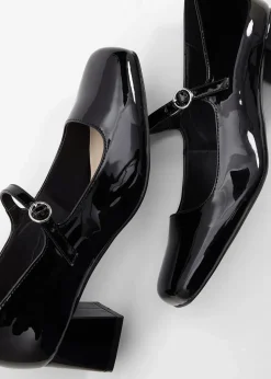 Hot Spangenpumps in Lack-Optik Damen Pumps