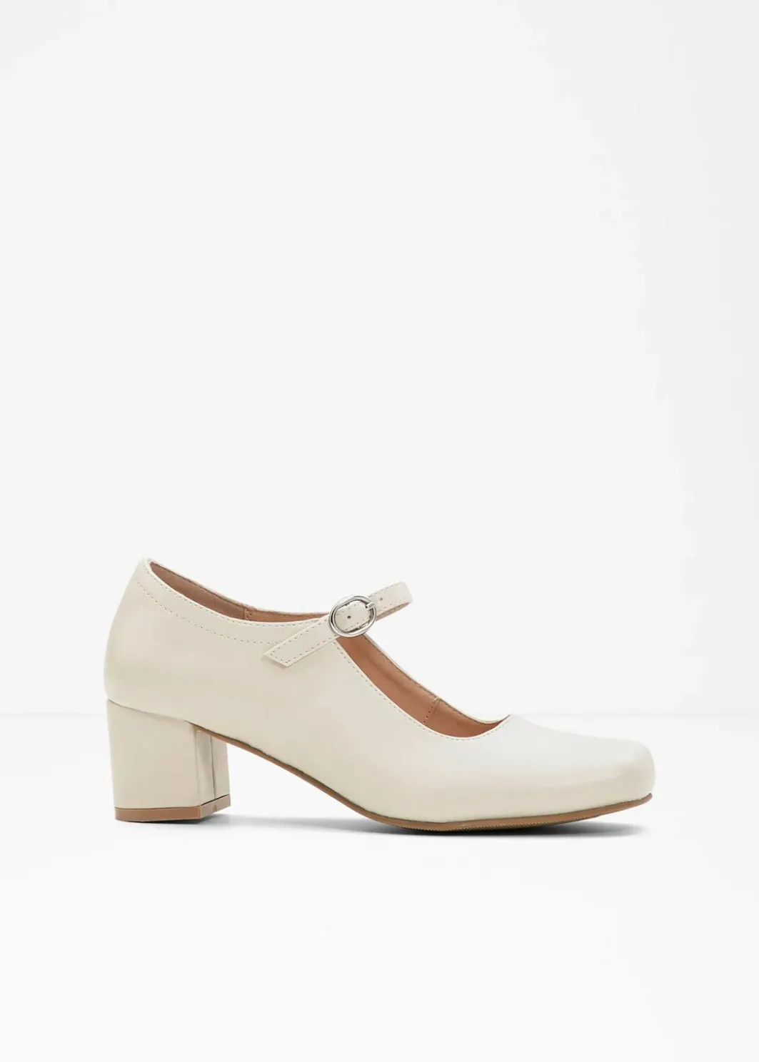Damen bonprix Pumps|Spangenpumps mit Blockabsatz