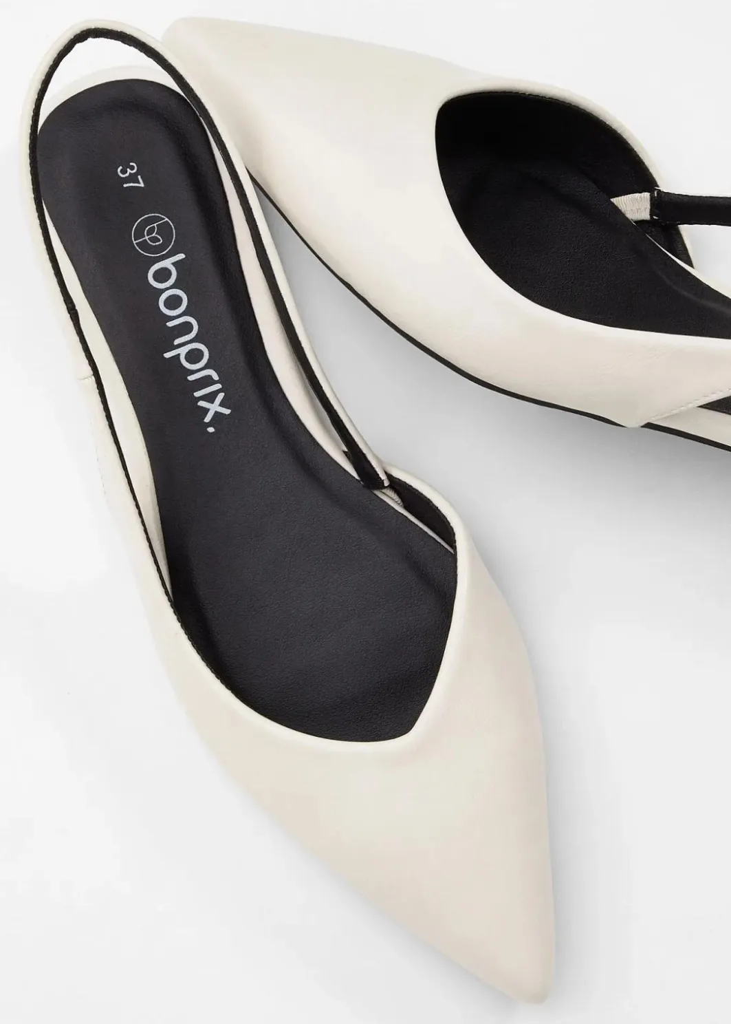 Damen bonprix Sommerschuhe|Spitze Sling-Ballerinas