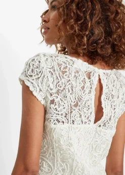 Damen bonprix Bekleidung·Jacken & Mäntel|Blusen & Tuniken|Spitzen-Blusenshirt