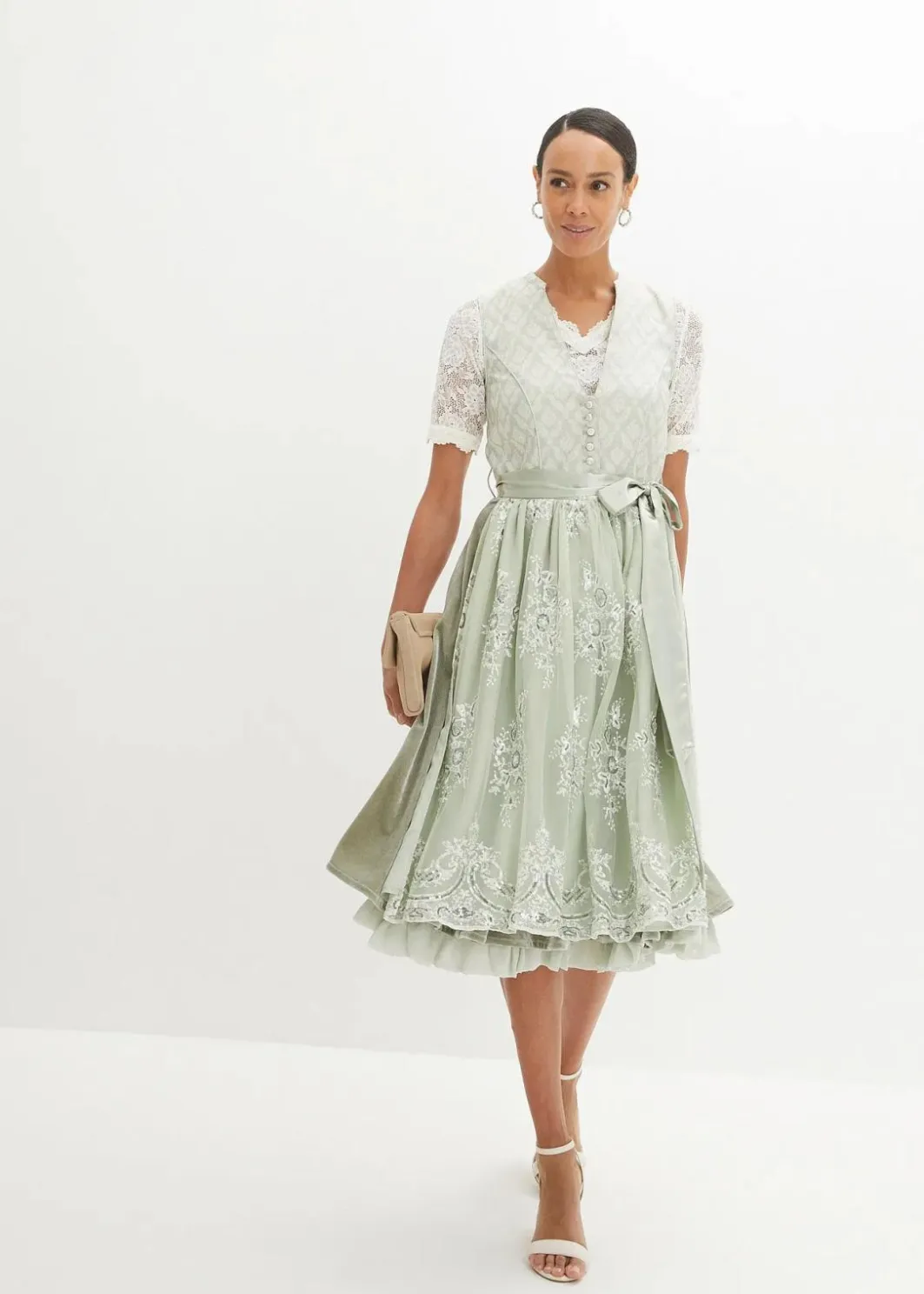 Discount Spitzen-Dirndlbluse Damen Bekleidung·Jacken & Mäntel|Blusen & Tuniken