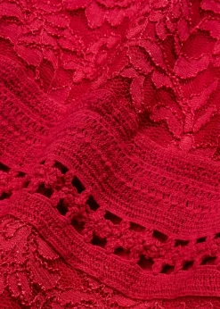 Damen bonprix Bekleidung·Pullover & Strickjacken|Kleider|Spitzenkleid mit Häkeleinsatz