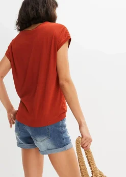 New Spitzenshirt aus softer Viskose Damen Shirts & Tops|Nachhaltigere Materialien
