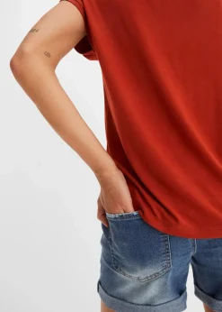 New Spitzenshirt aus softer Viskose Damen Shirts & Tops|Nachhaltigere Materialien